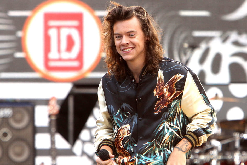 Harry Styles, cheveux longs