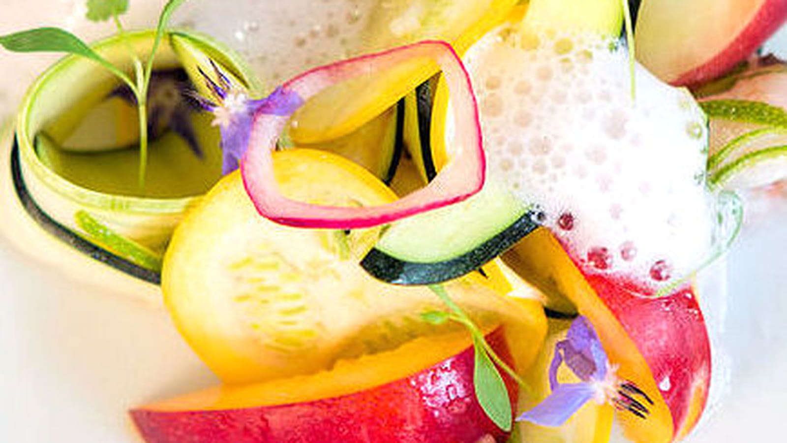 Cocktail de langoustines sur assiette