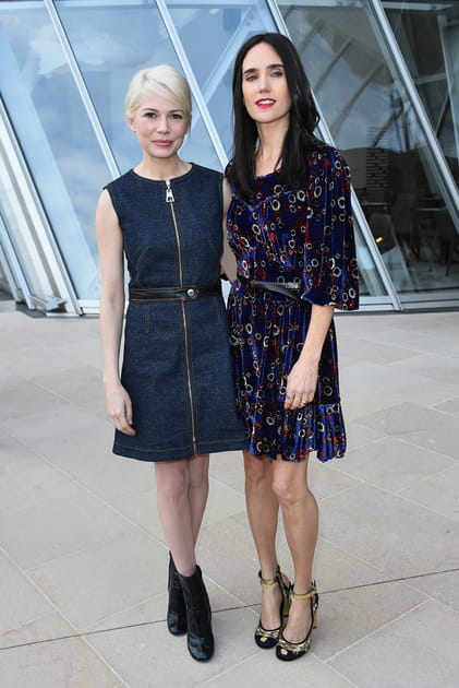 Michelle Williams et Jennifer Connelly au défilé Louis Vuitton