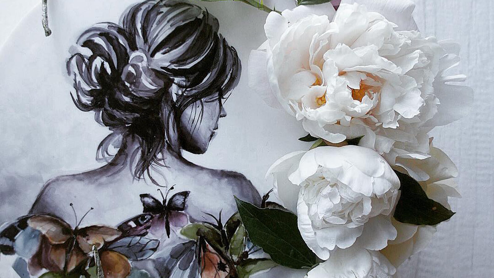 Jeune fille en fleurs