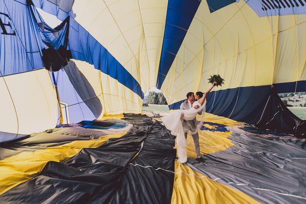 Un mariage en montgolfière : direction le 7e ciel !
