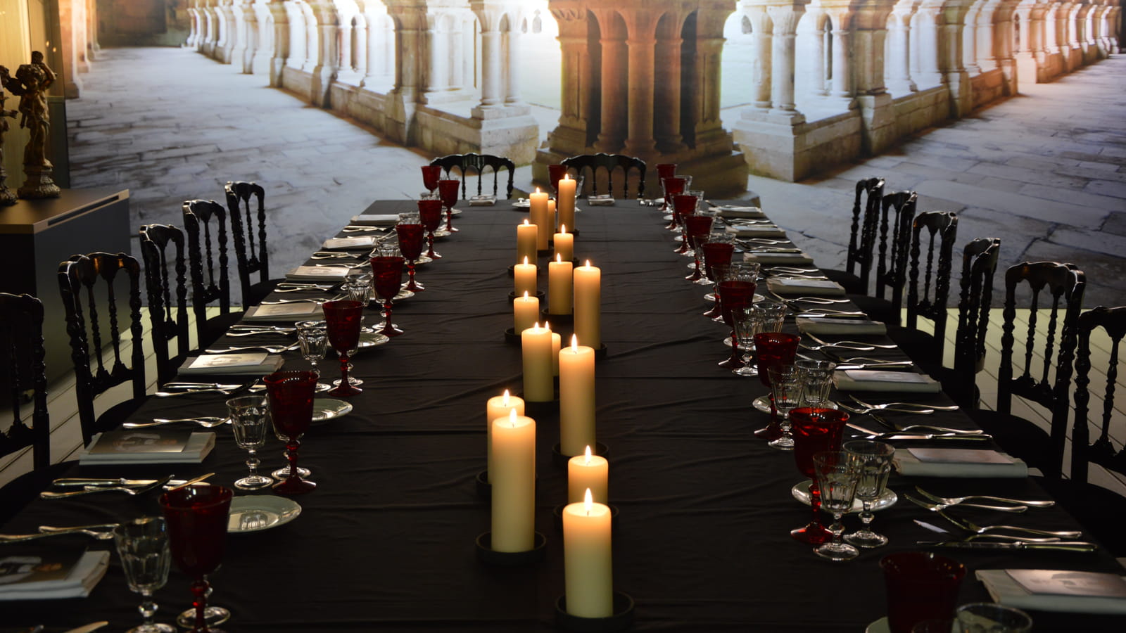 Ambiance tamisée au menu