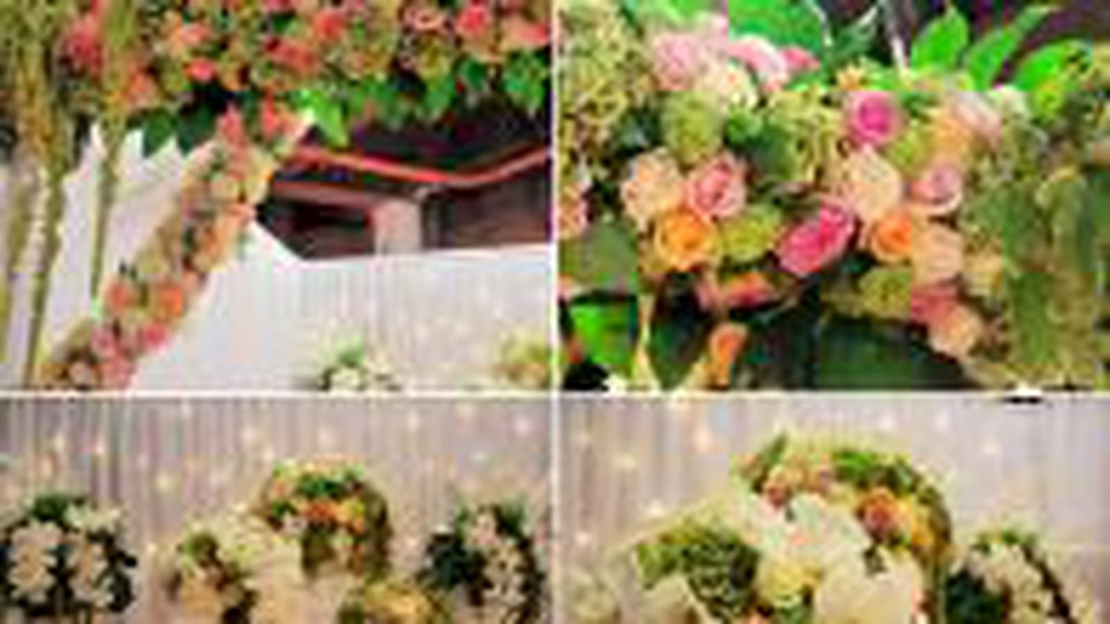 Une arche florale 