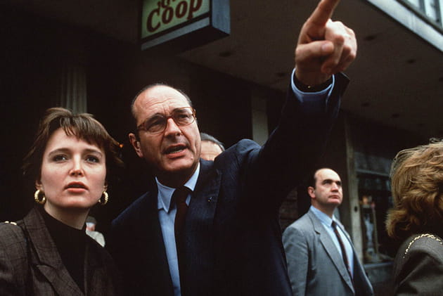 Claude Chirac et Jacques Chirac en 1994