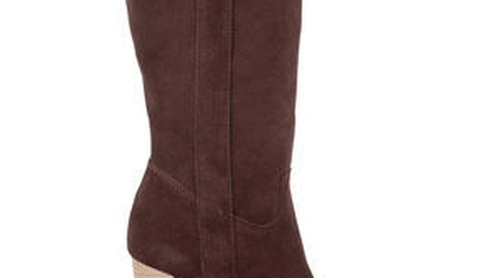 Bottes en velours chocolat d'André