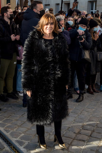 Carine Roitfeld au d&eacute;fil&eacute; Dior