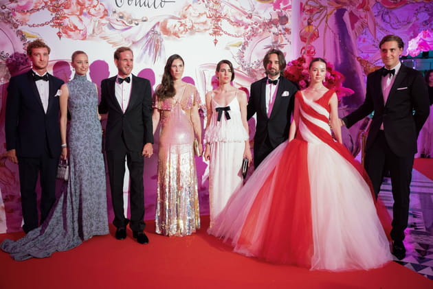 Pierre Casiraghi, sa femme Beatrice Borromeo, Andrea Casiraghi, sa femme Tatiana Santo Domingo, Charlotte Casiraghi, son époux Dimitri Rassam et Alexandra de Hanovre