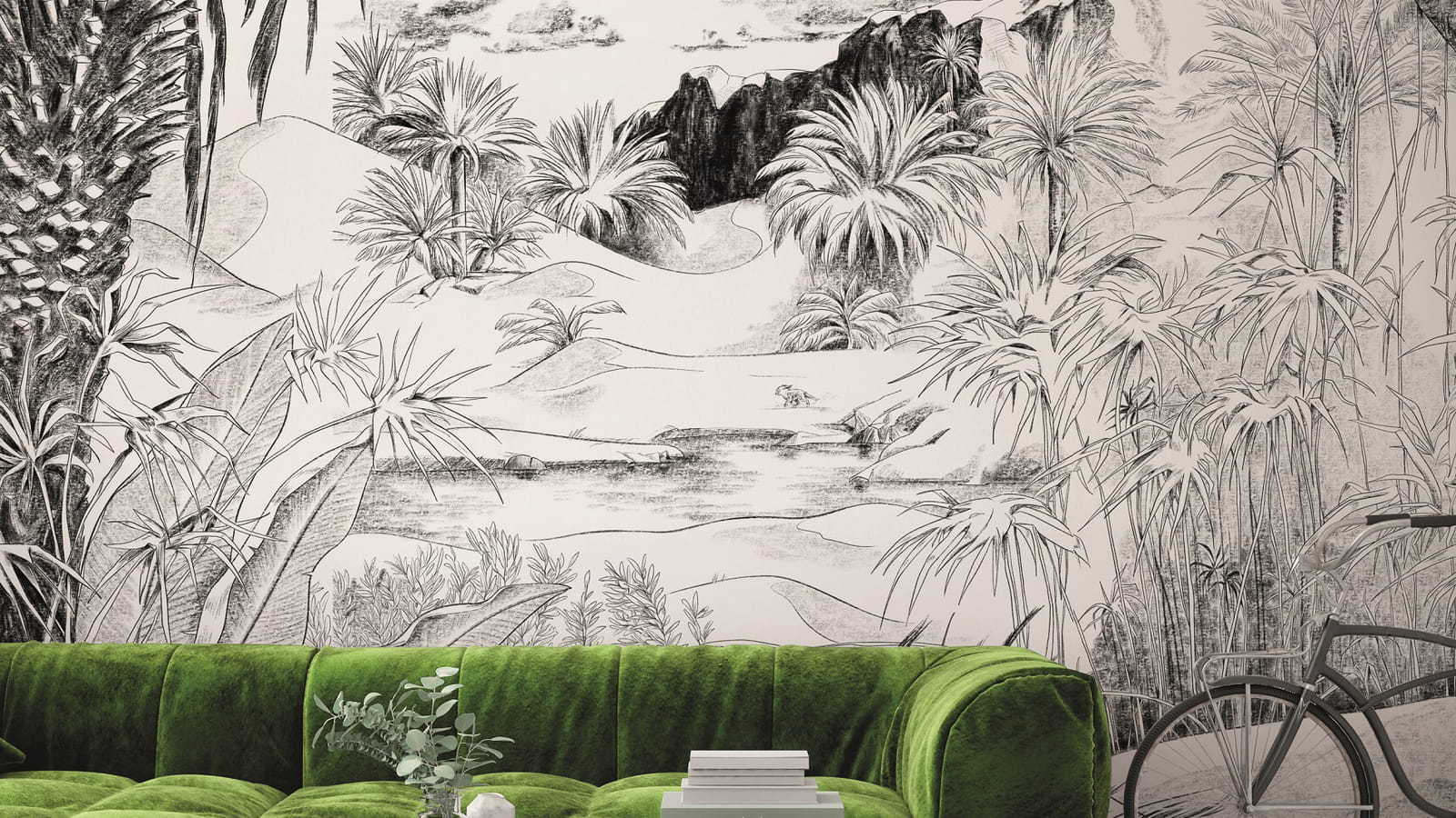 Fresque Oasis par PaperMint
