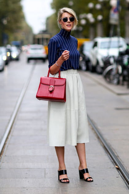 Street looks fashion week Milan&nbsp;: chic