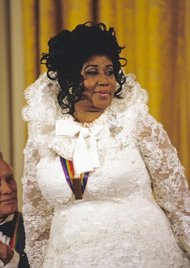 Aretha Franklin reçoit le Kennedy Center Honors en 1994