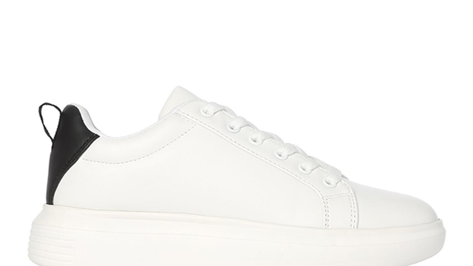 Baskets compensées blanches