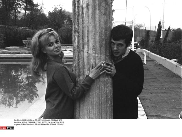 Guy Bedos et Sophie Daumier prennent la pose