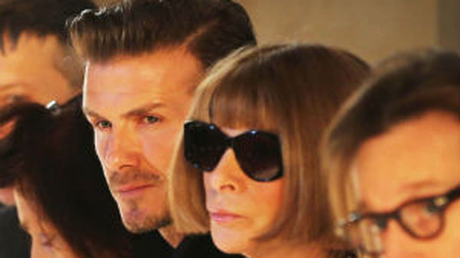 David Beckham et Anna Wintour