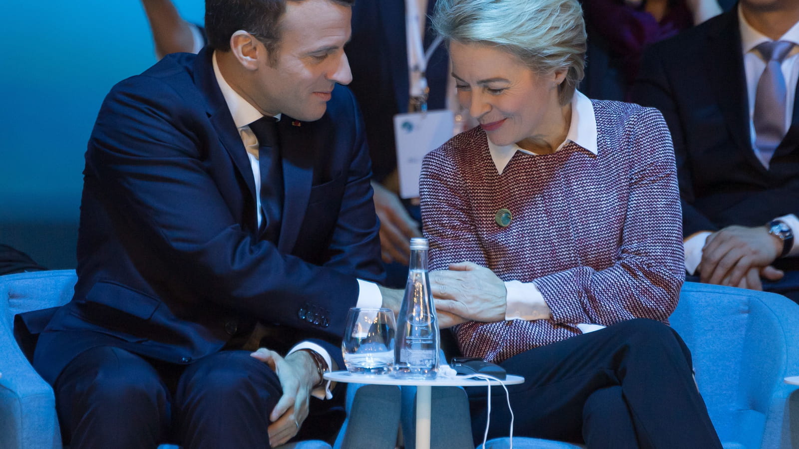 Emmanuel Macron et Ursula Von Der Leyen