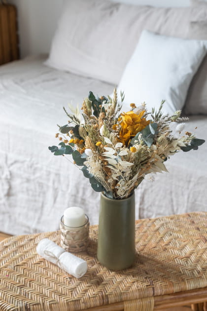 Un bouquet de fleurs s&eacute;ch&eacute;es Flowrette
