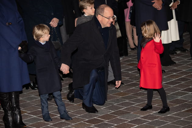 Le prince Albert II, complice avec ses jumeaux, Jacques et Gabriella