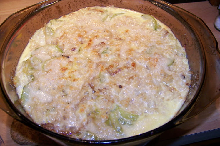 Tian de courgettes, riz et parmesan-image