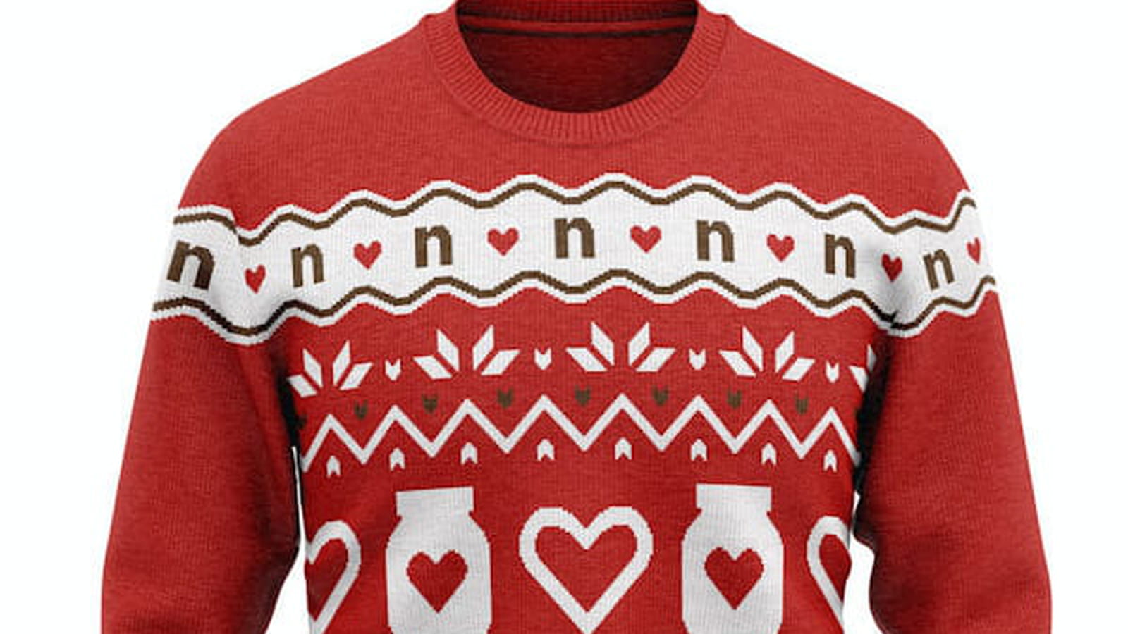 Pull de Noël Nutella 