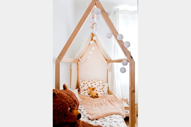 Ciel de lit cabane