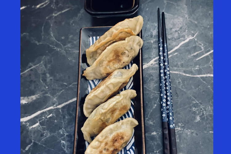 Gyosas aux shiitakés