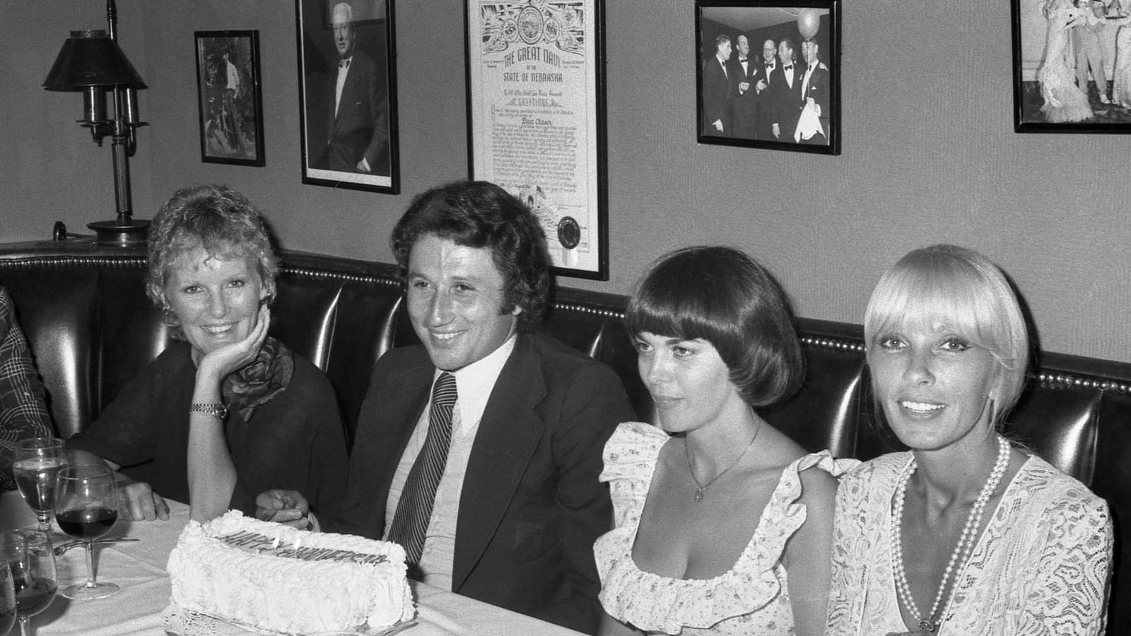 Petula Clark, Michel Drucker, Mireille Mathieu et Dany Saval  