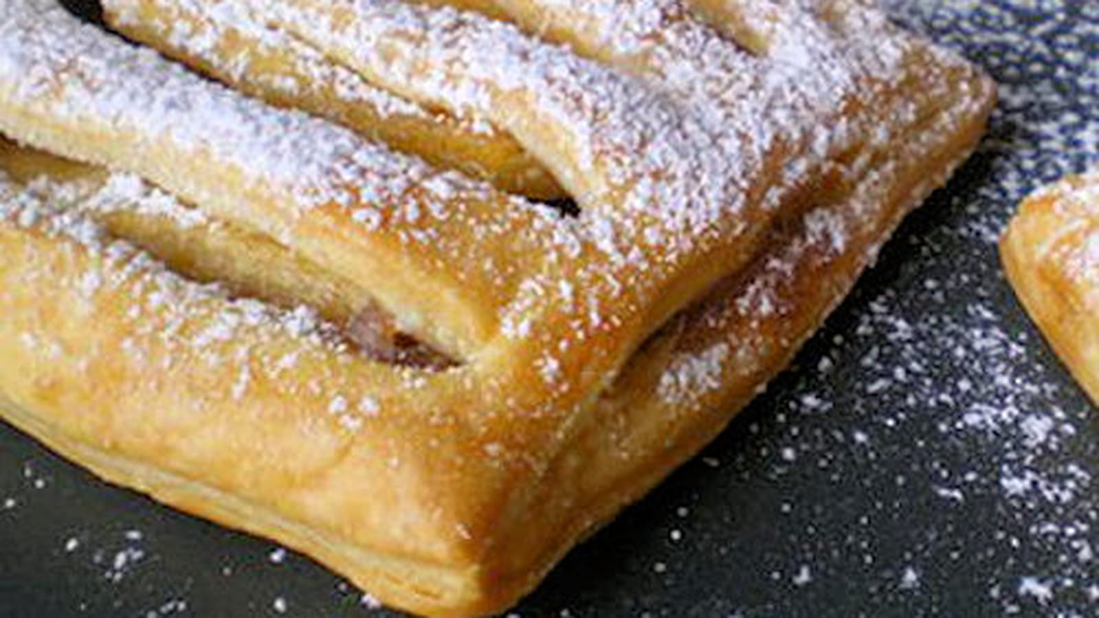 Jalousies aux pommes et à la crème de marrons