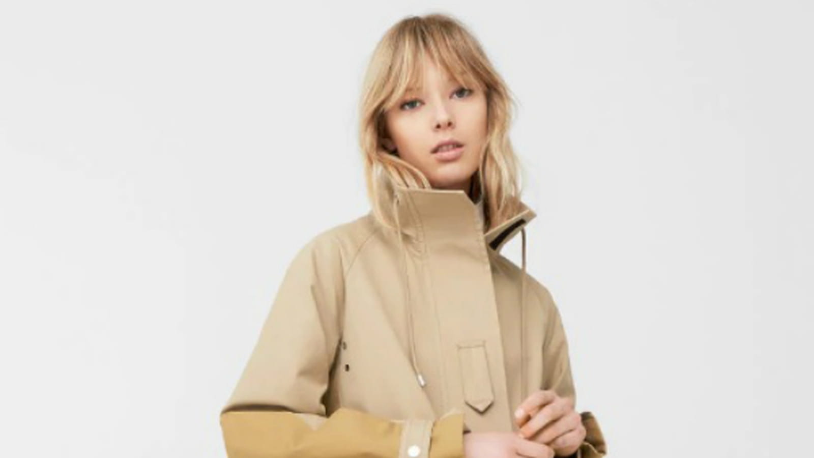 Parka bicolore