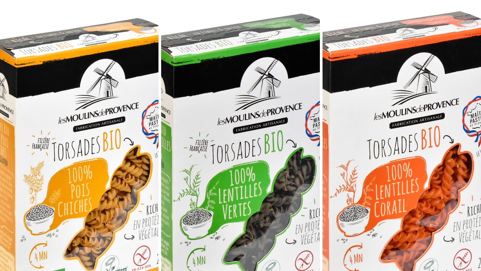 Les pâtes des Moulins de Provence