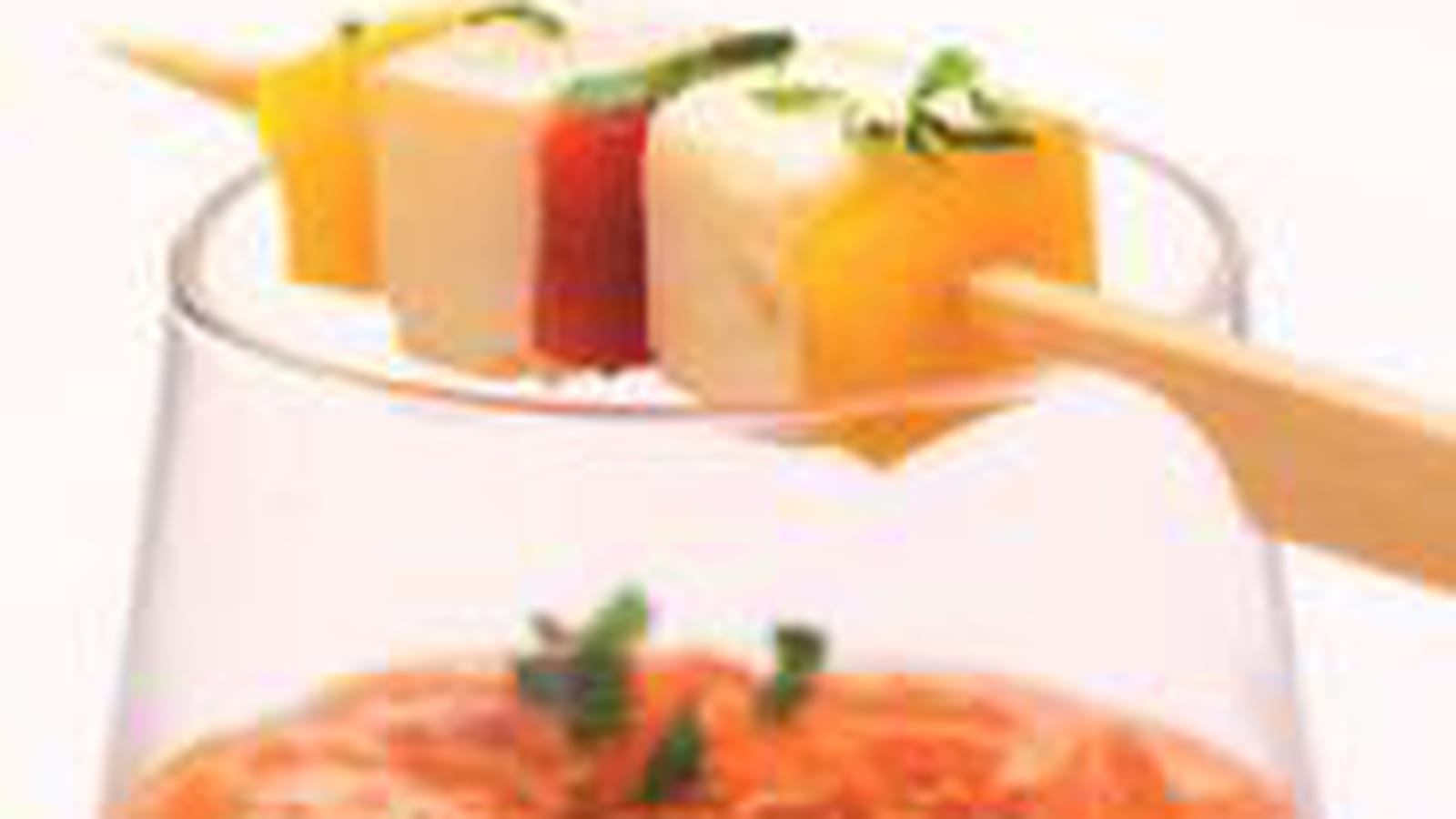 Mousse de reblochon aux poivrons rouges