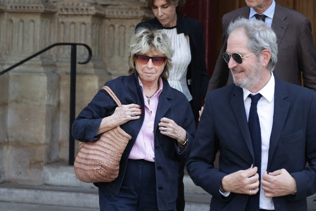 Daniele Thompson et son fils Christopher Thompson étaient aux obsèques de Philippe Labro