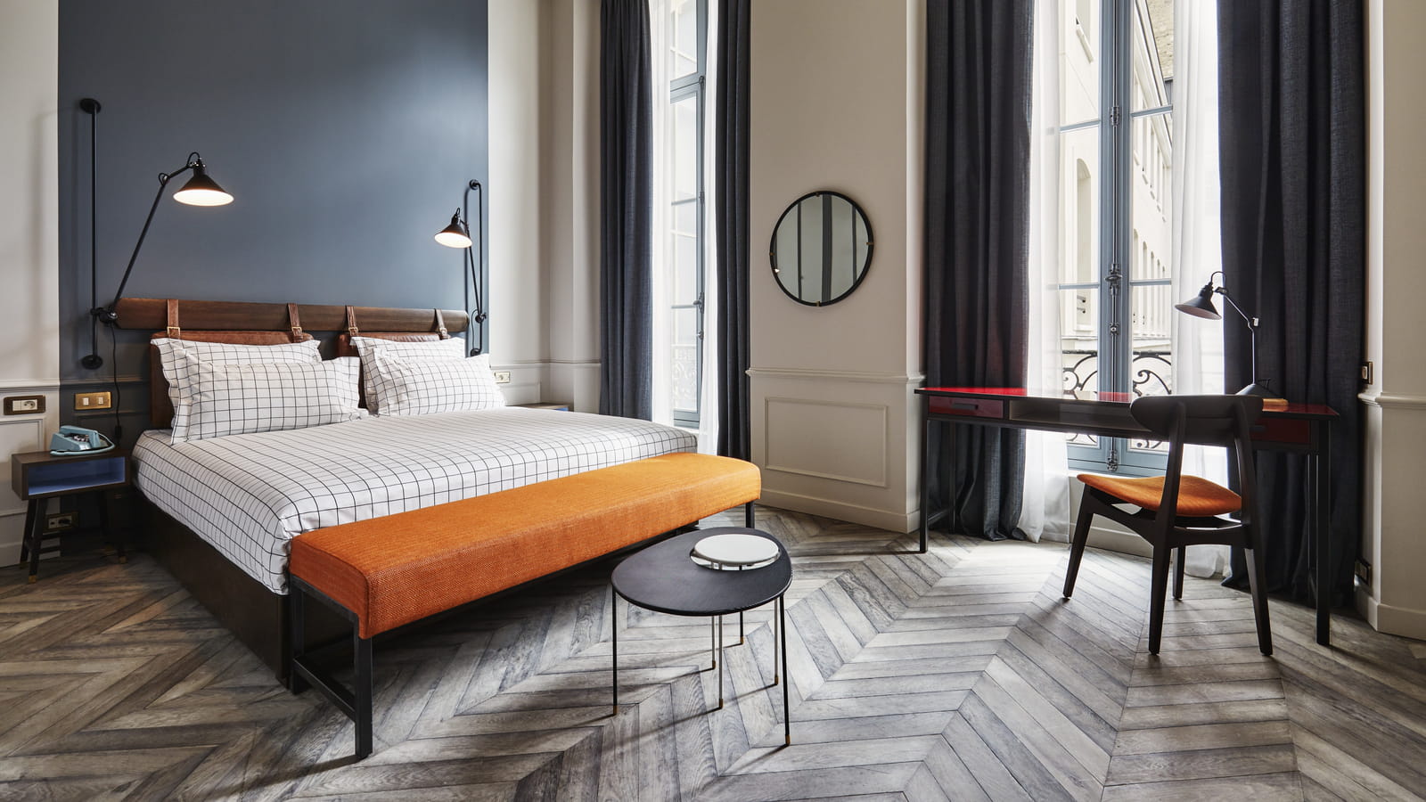 Des touches d'orange