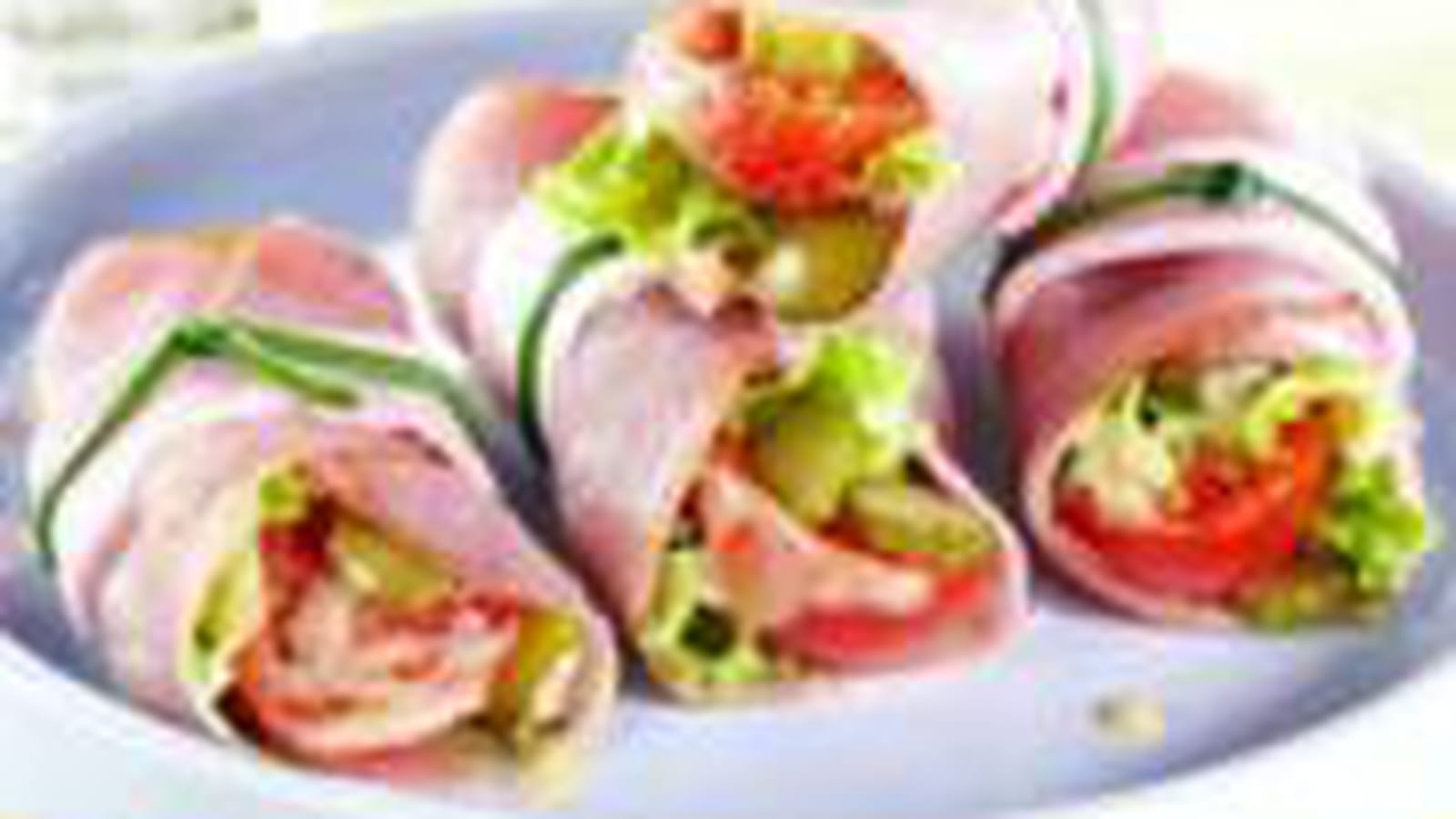 Petits rouleaux de jambon