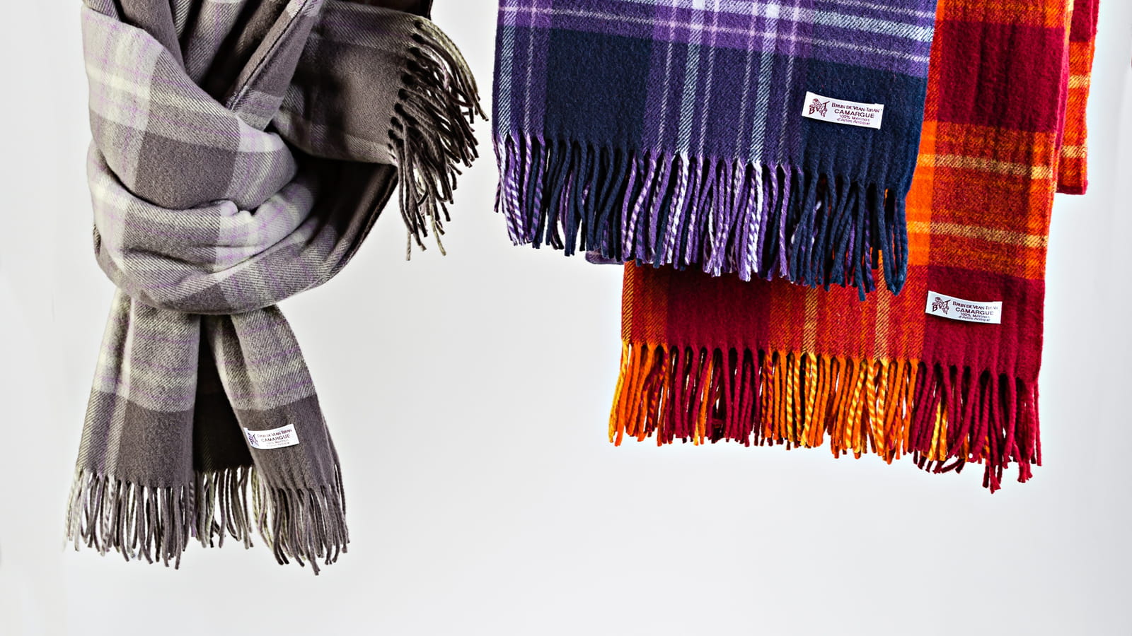  Plaid Camargue Brun de Vian Tiran