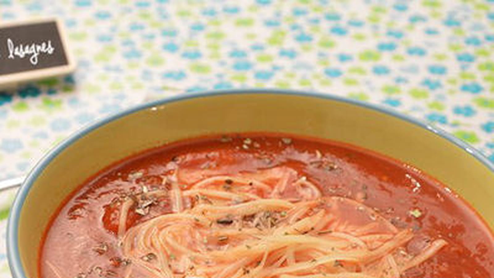Soupe de lasagnes