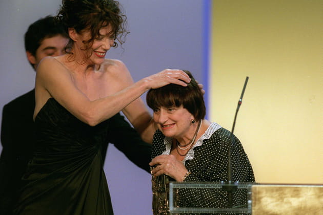 Agnès Varda et Jane Birkin aux César