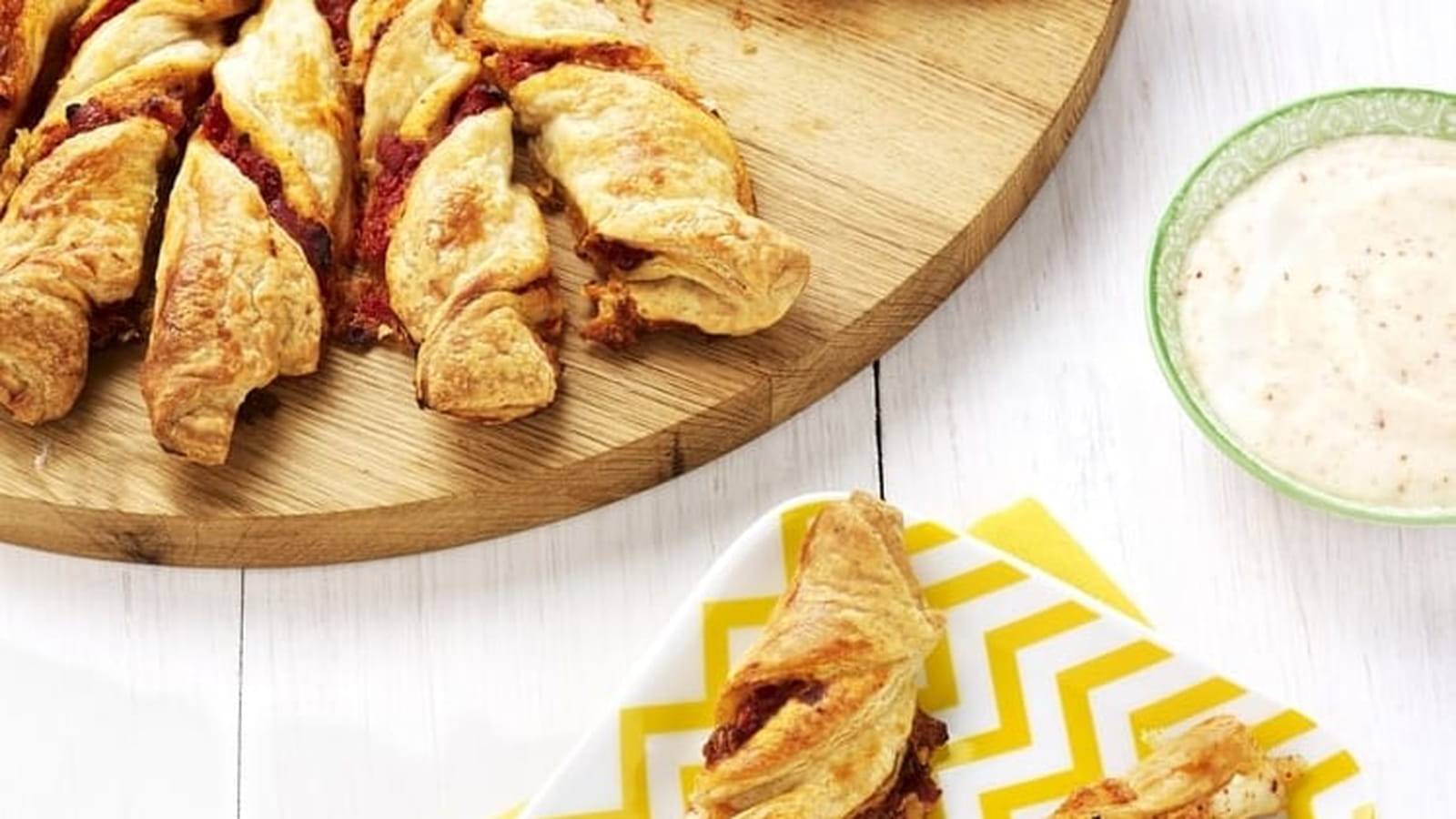 Tarte soleil au jambon cru et aux poivrons