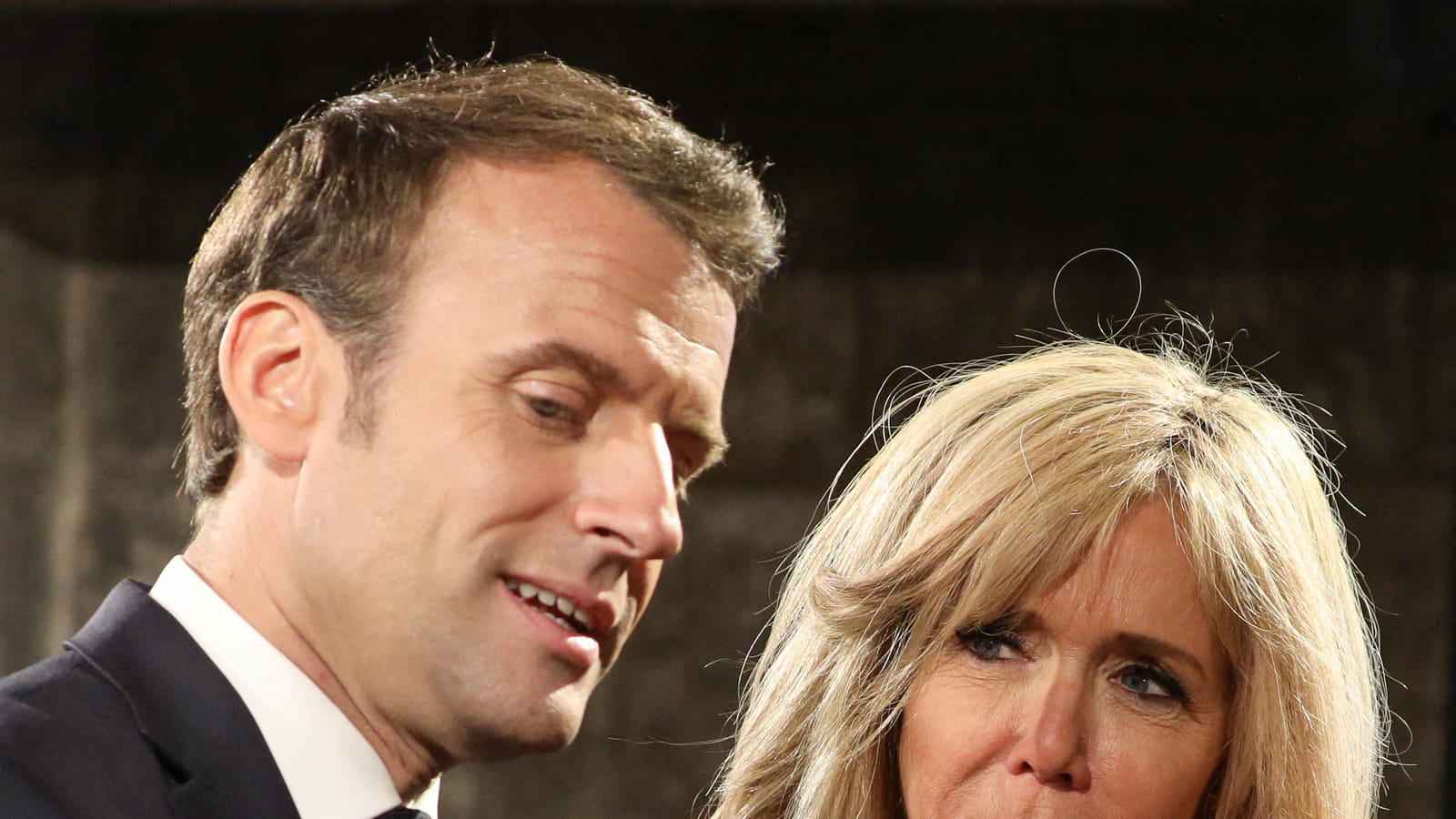 Emmanuel et Brigitte Macron