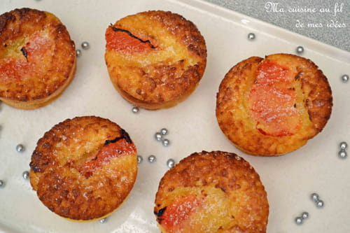 Mirlitons au pamplemousse rose
