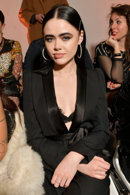 Kristina Bazan au d&eacute;fil&eacute; Alexandre Vauthier