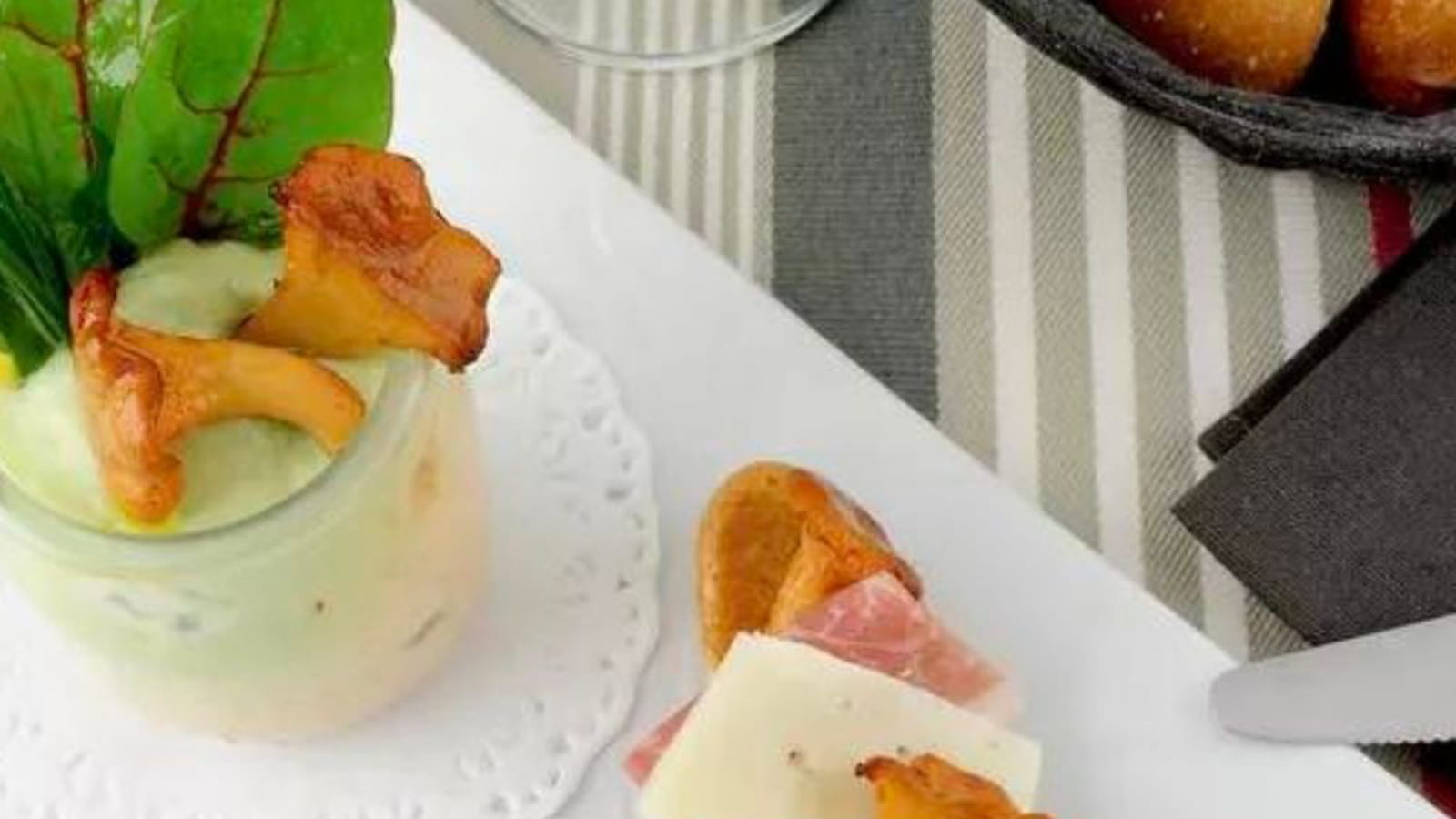 Yaourt d’artichaut au Bleu des Basques et sa tartine