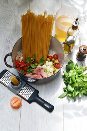 Recette minceur : One pan pasta de lapin Recette minceur : One pan pasta de lapin