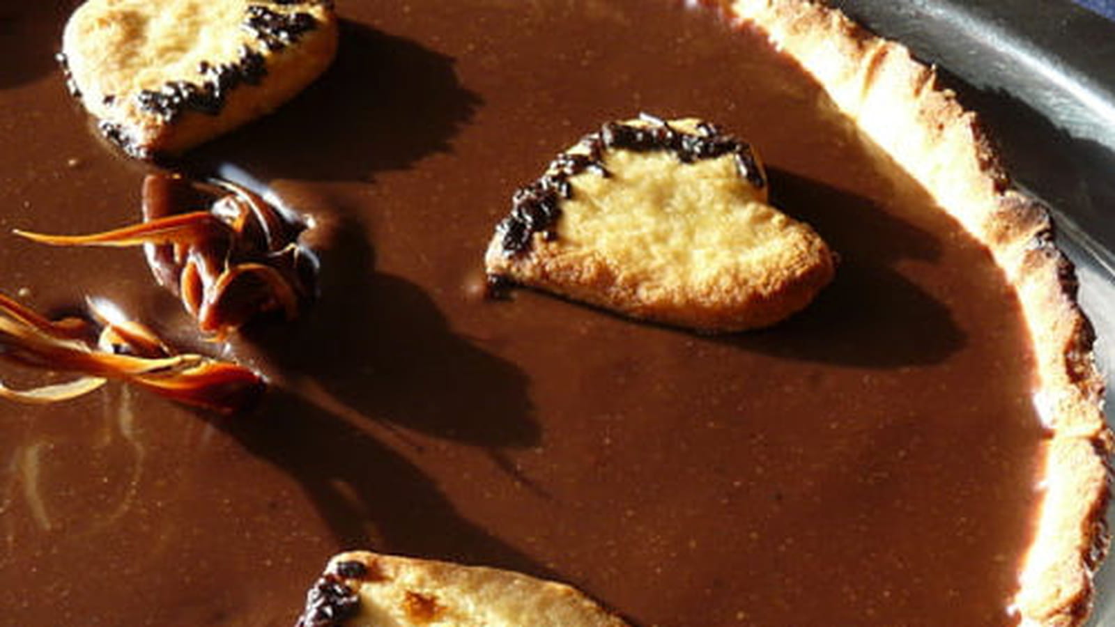 Tarte aux barres de caramel