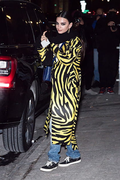 Emily Ratajkowski au défilé Michael Kors