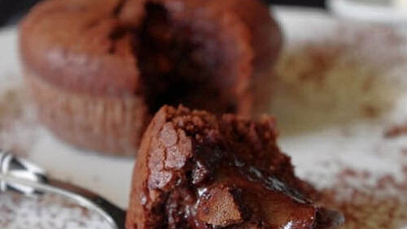 Coulant au chocolat noir