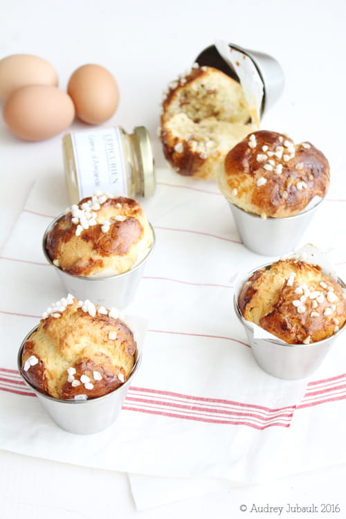 briochettes à la crème d'amande et fruits secs