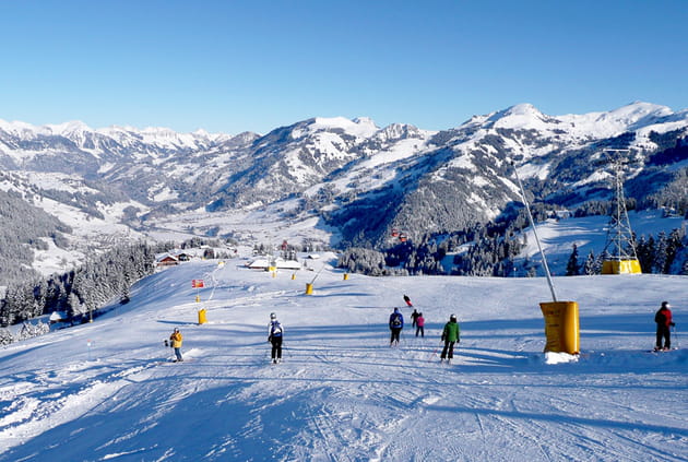 les pistes au rinderberg photo o