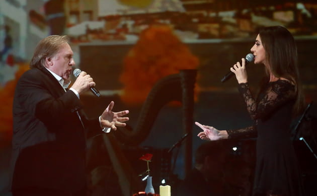 Depardieu chante avec Zara, une chanteuse russe