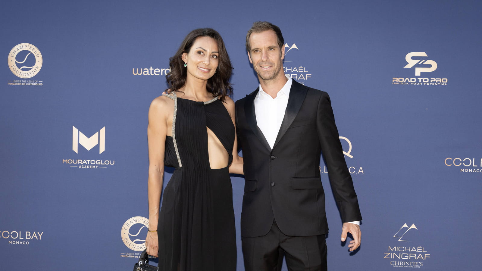Le tennisman Richard Gasquet et sa compagne Clémentine