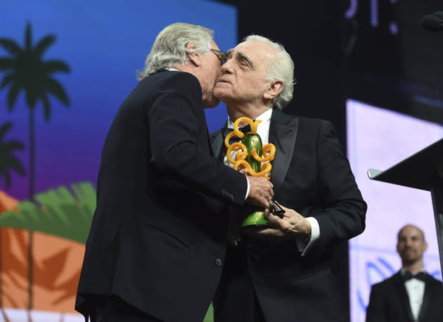 Robert De Niro et Martin Scorsese se congratulent