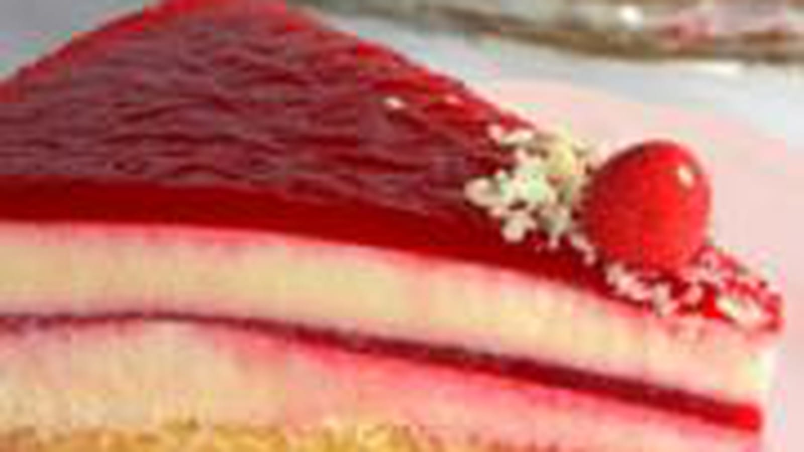 Bavarois chocolat blanc et framboises